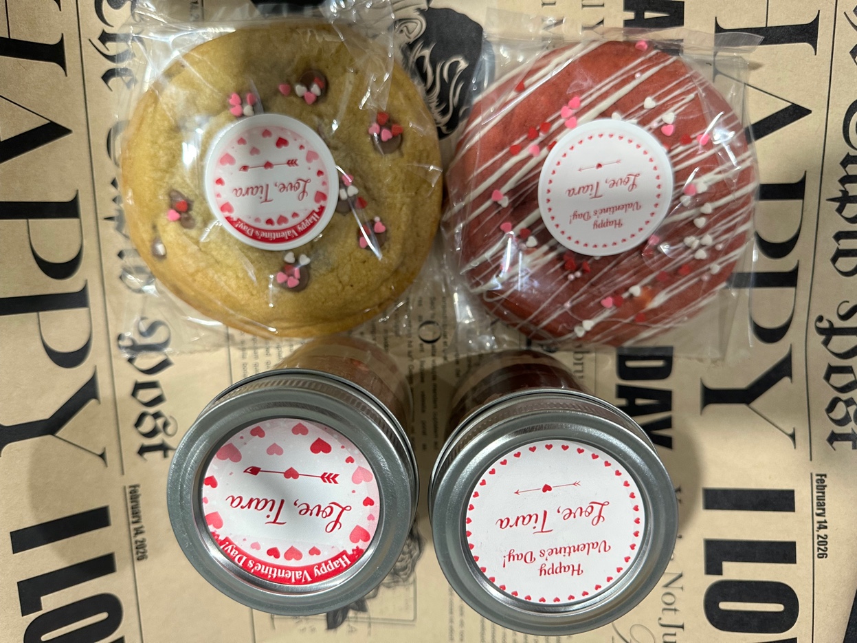 Valentine cookie and mason jar bundle