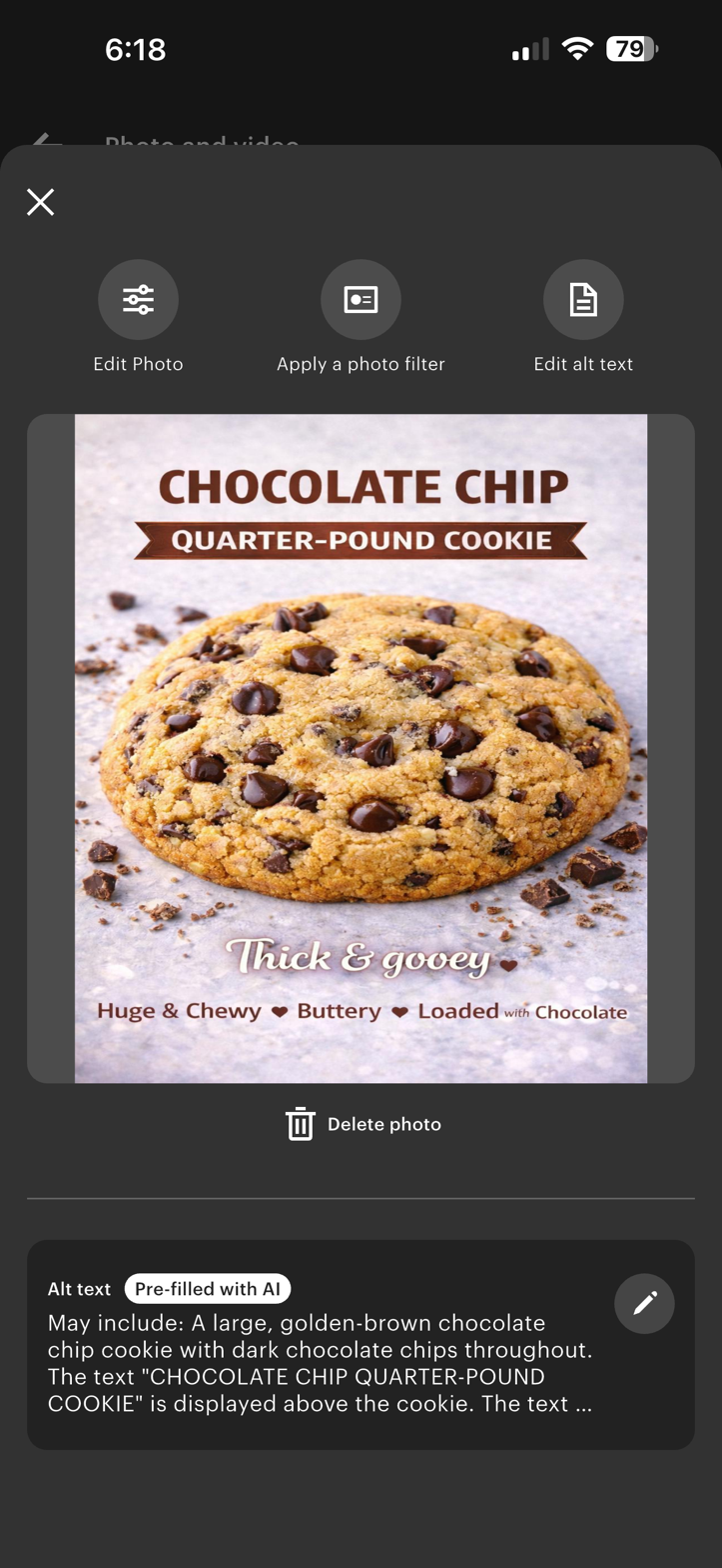 Chocolate Chip Quarter Pound Cookie