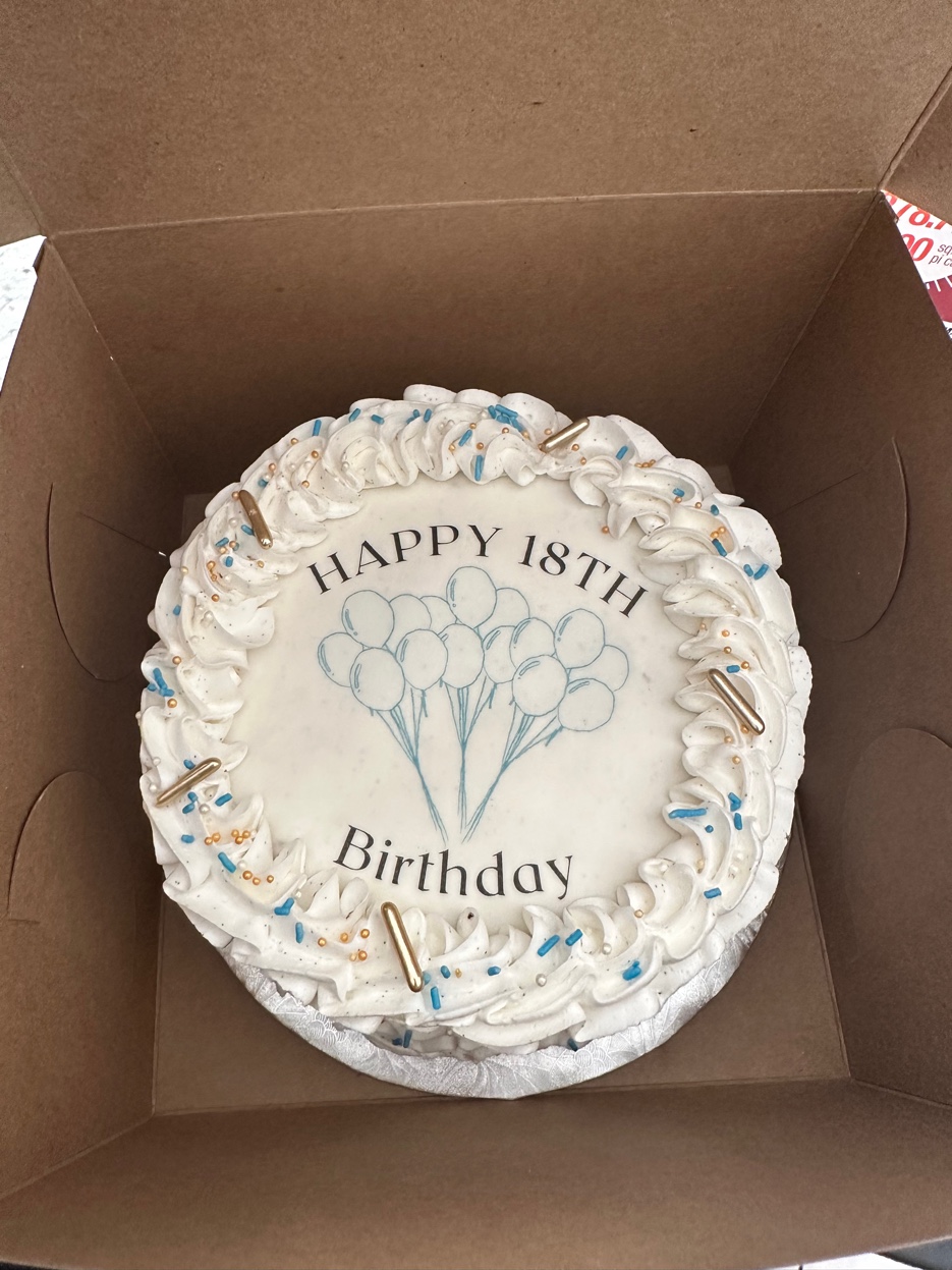 Happy 18th Birthday Cake