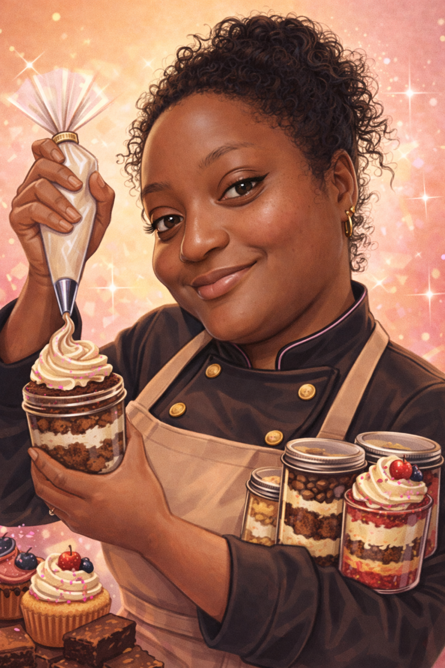 Alyson, baker and owner of Alyson's Cakes & Pastries